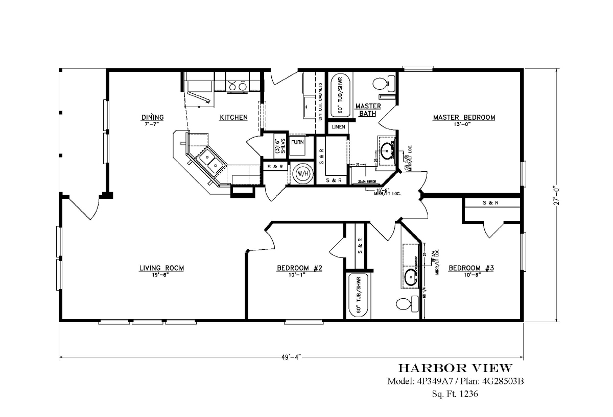 400 Series The Harbor View N4P349A7 by Palm Harbor Homes